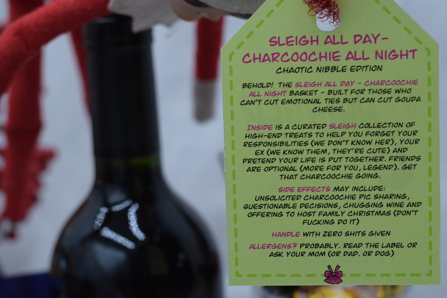 Sleigh All Day, Charcoochie All Night - Chaotic Nibble Edition - Large #1