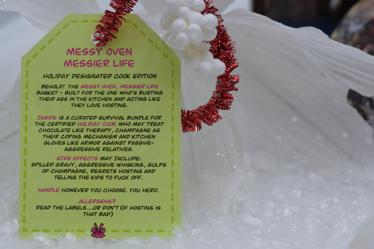 Messy Oven, Messier Life - Holiday Designated Cook Edition